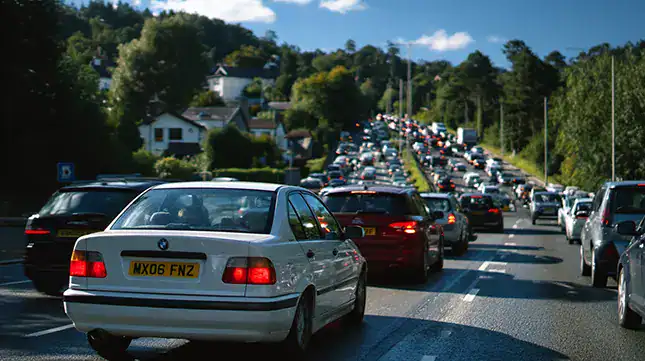 Allow Extra Time for Traffic and Disruptions