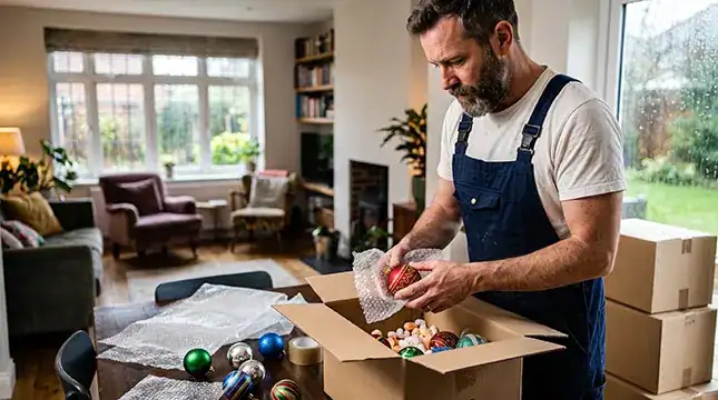 Packing, Storage and MoveProtect Cover for a Festive Move