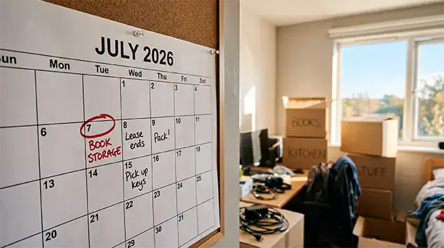 When to Book Your Student Storage